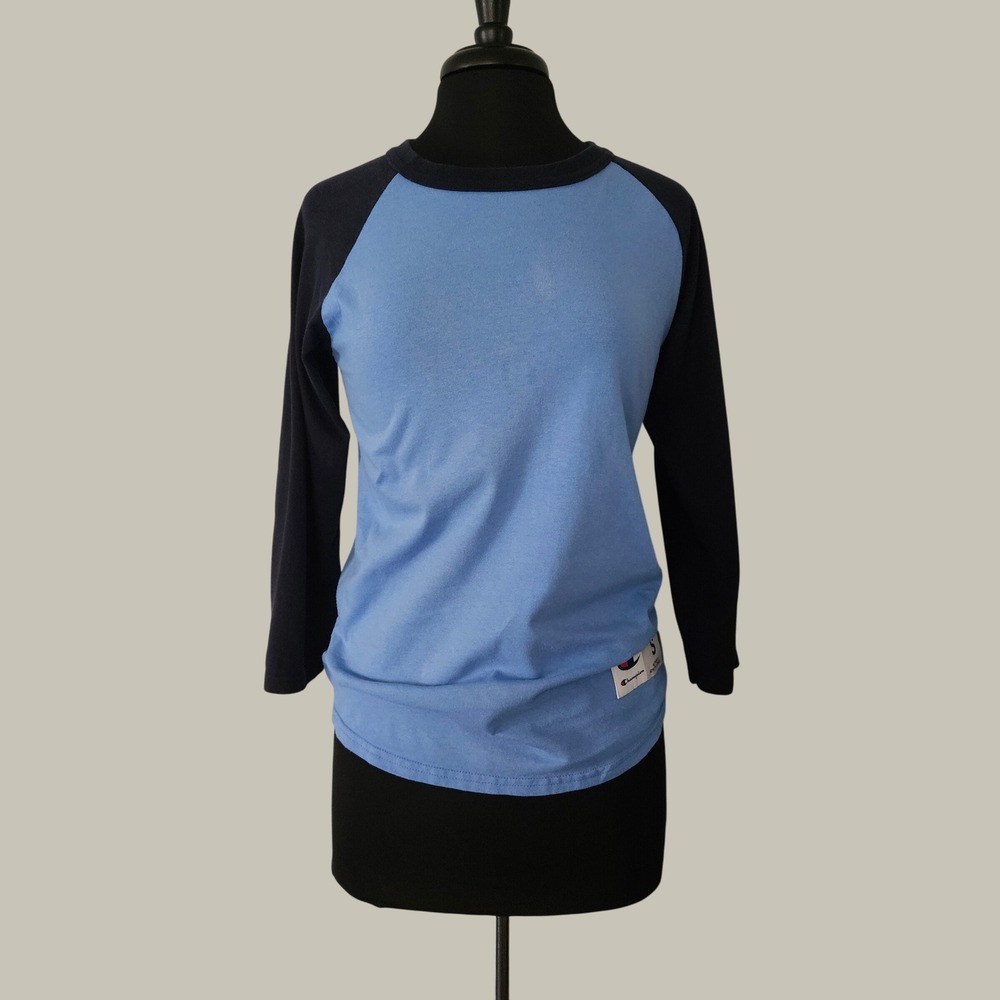 Raglan T-shirt Women Cotton 3/4 Sleeve Athletic Retro